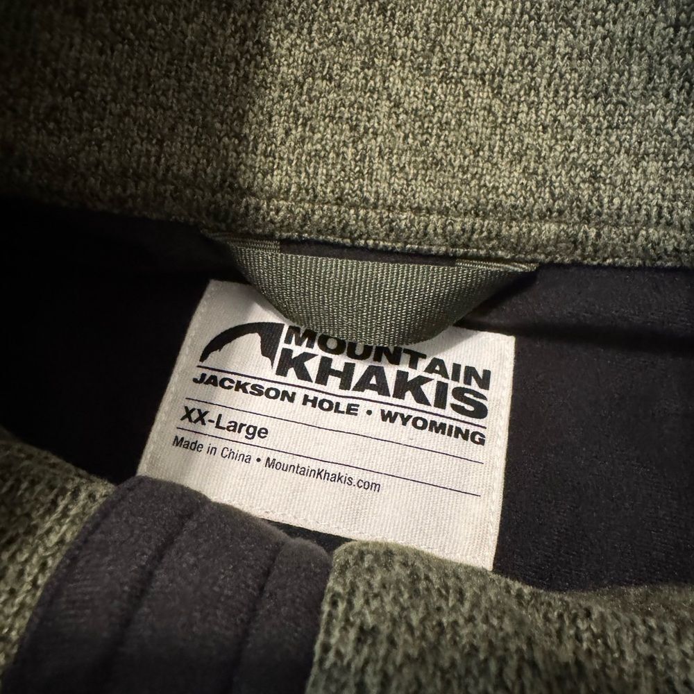 NWT Mountain Khakis Old Faithful Vest Mens XXL Field Green Full Zip Outdoors - Picture 4 of 10